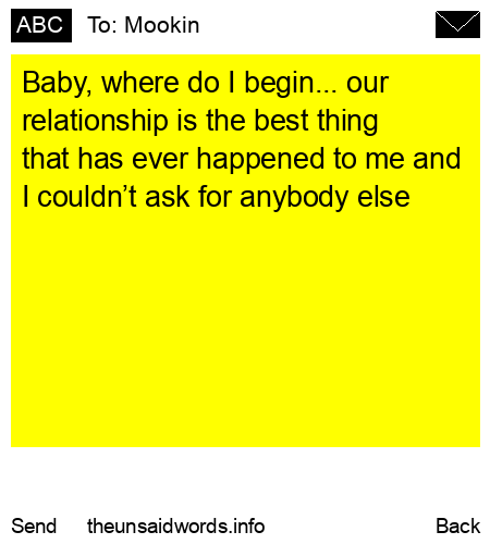 unsent message to Mookin