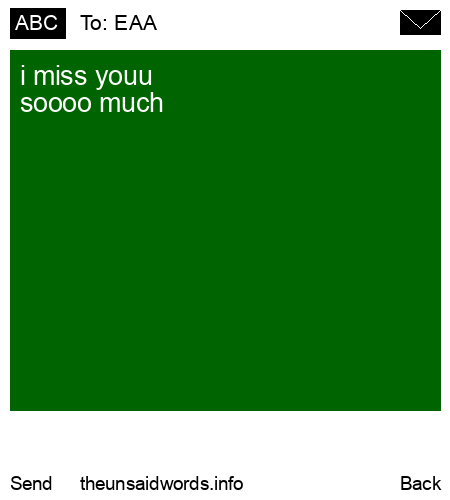 unsent message to EAA