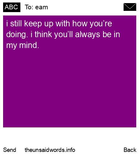unsent message to eam