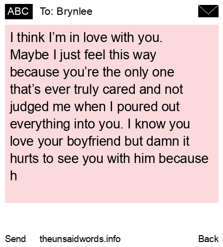 unsent message to Brynlee