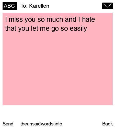 unsent message to Karellen