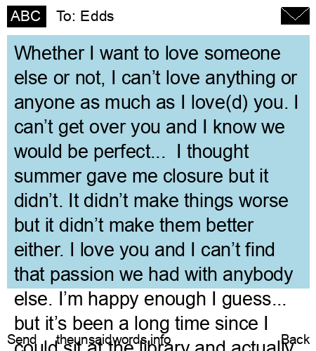 unsent message to Edds