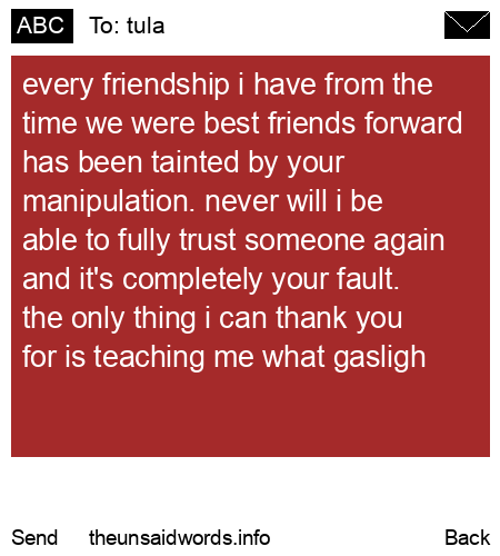 unsent message to tula