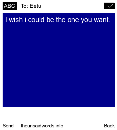 unsent message to Eetu