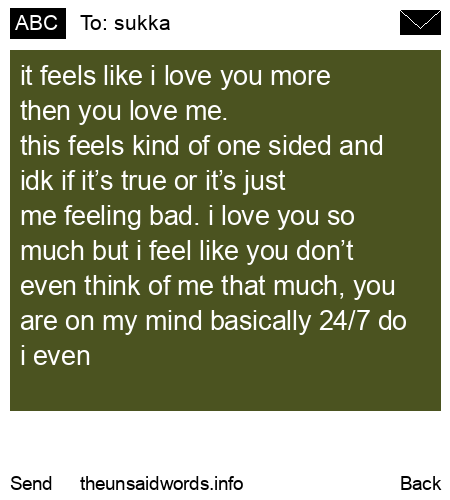 unsent message to sukka