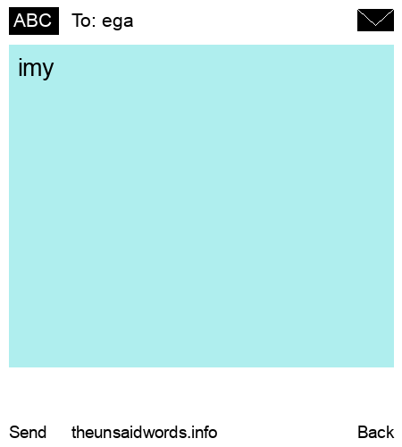 unsent message to ega
