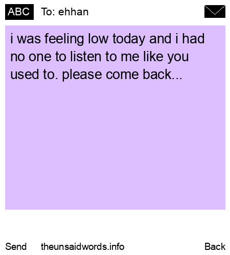 unsent message to ehhan
