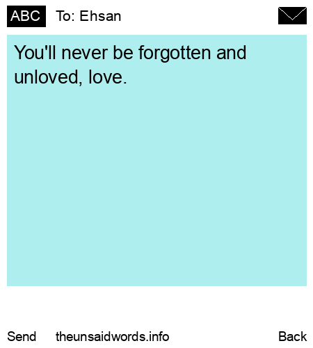 unsent message to Ehsan 