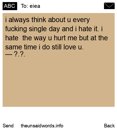 unsent message to eiea