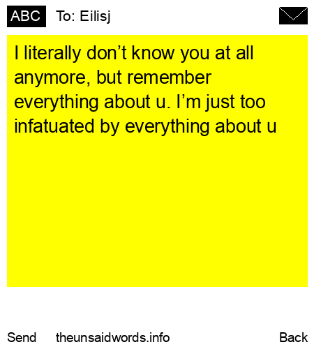 unsent message to Eilisj