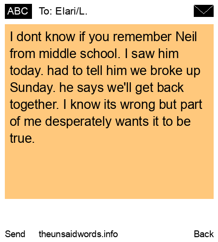 unsent message to Elari/L.