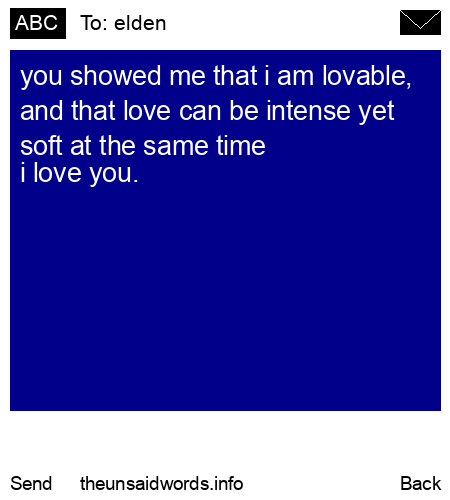unsent message to elden