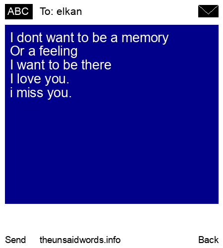 unsent message to elkan