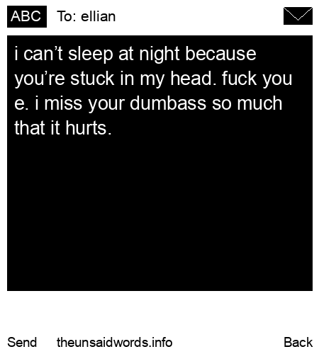 unsent message to ellian