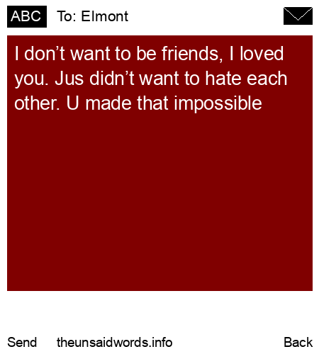 unsent message to Elmont 