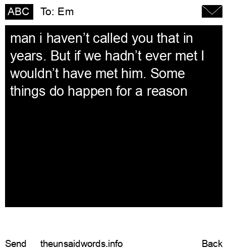 unsent message to Em