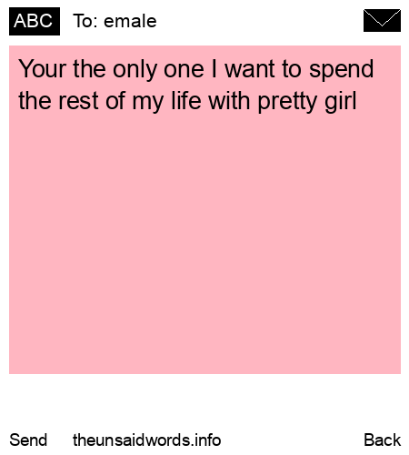 unsent message to emale