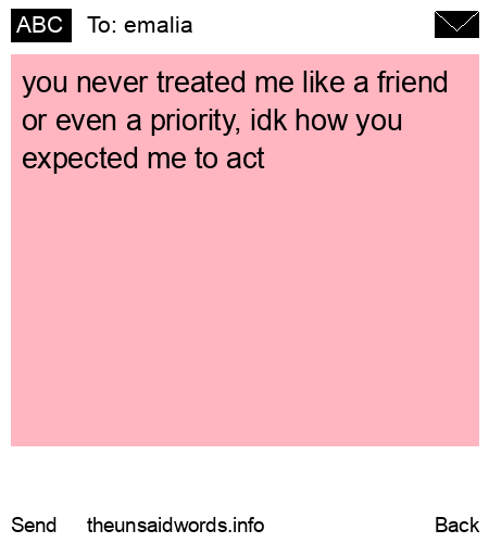 unsent message to emalia