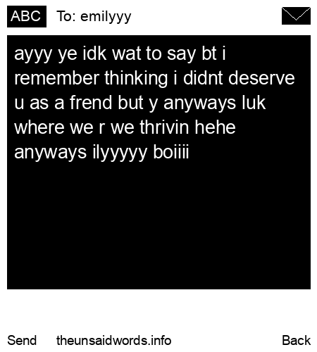unsent message to emilyyy
