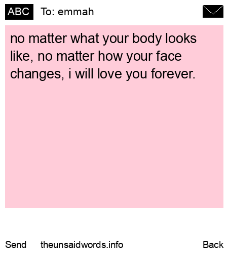 unsent message to emmah