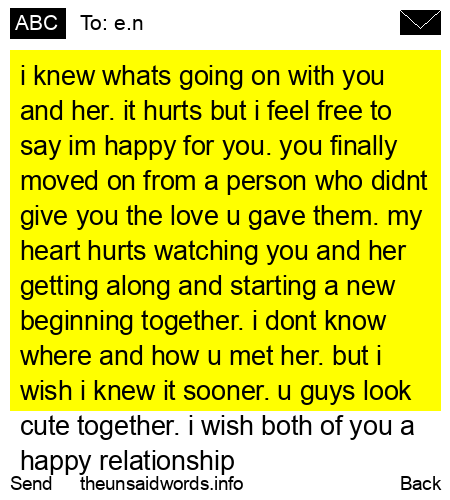 unsent message to e.n