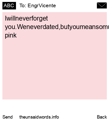 unsent message to EngrVicente
