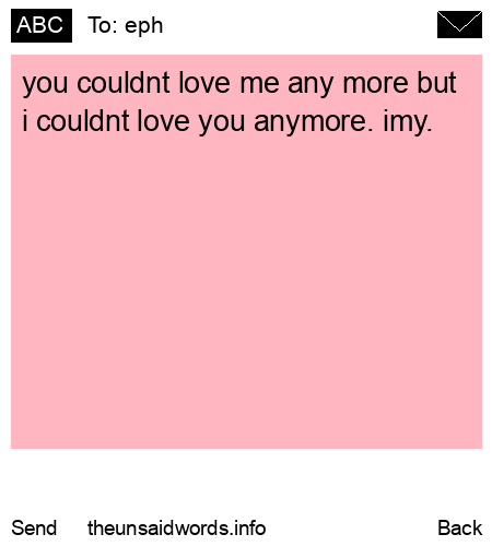 unsent message to eph