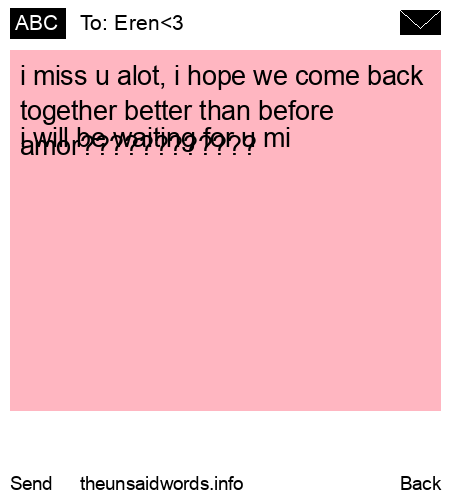 unsent message to Eren<3