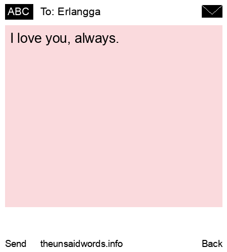 unsent message to Erlangga