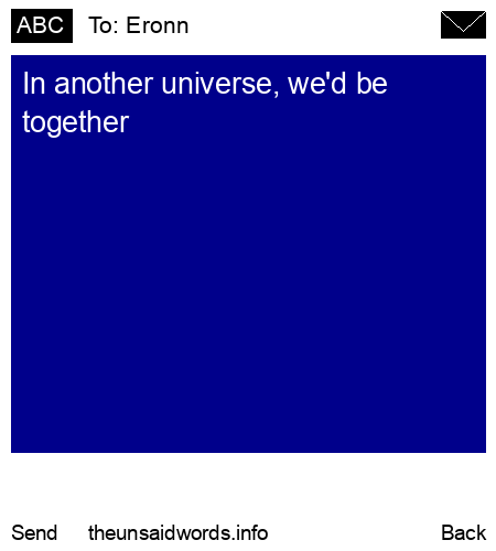 unsent message to Eronn