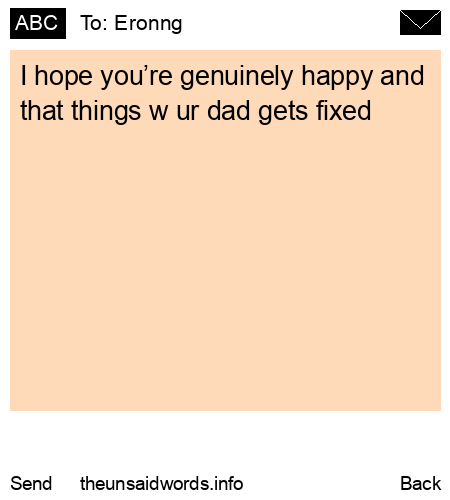 unsent message to Eronng
