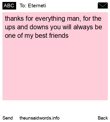 unsent message to Eterneti 