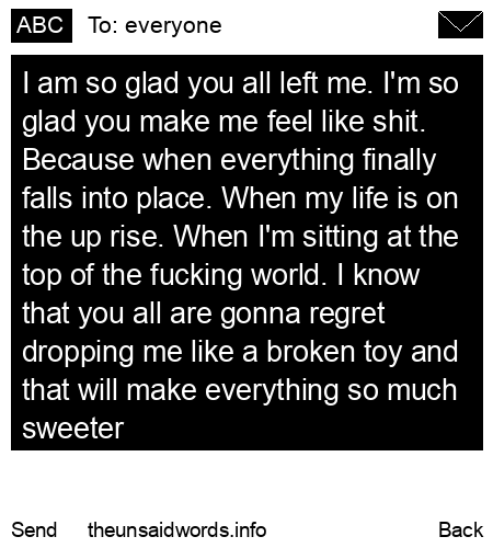 unsent message to everyone