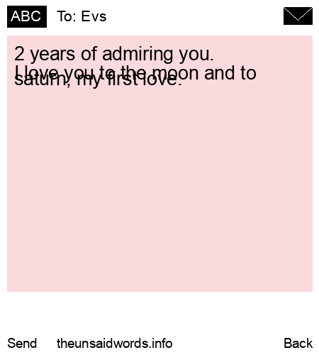 unsent message to Evs