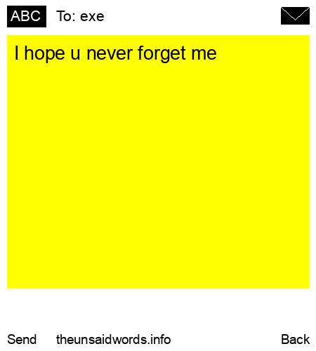 unsent message to exe
