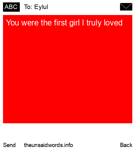 unsent message to Eylul