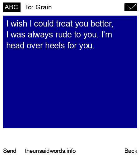 unsent message to Grain