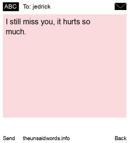 unsent message to jedrick