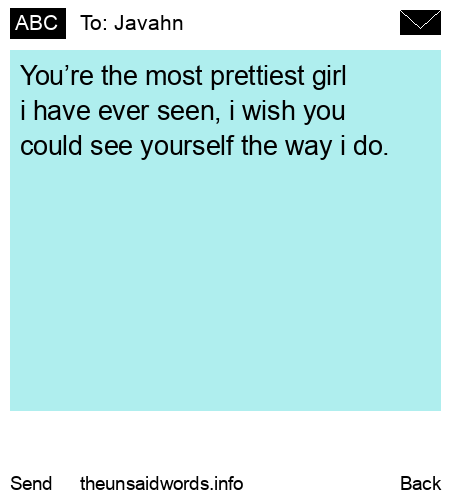 unsent message to Javahn