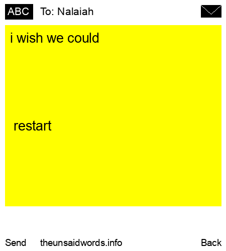 unsent message to Nalaiah