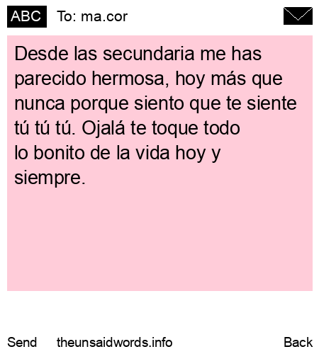 unsent message to ma.cor