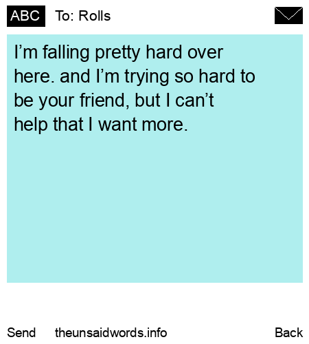 unsent message to Rolls