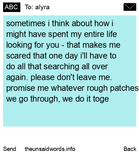 unsent message to alyra