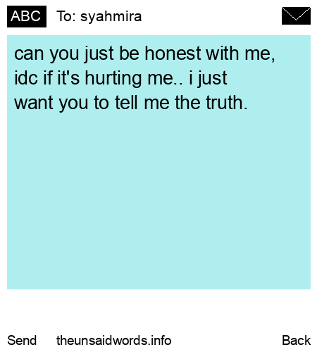 unsent message to syahmira