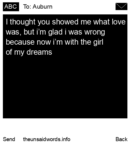 unsent message to Auburn