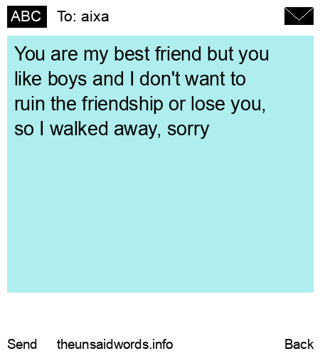 unsent message to aixa