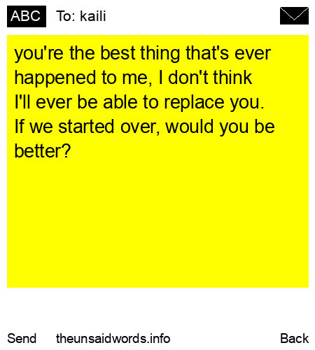 unsent message to kaili