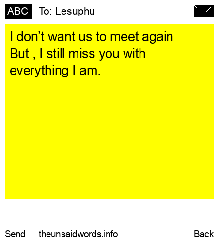 unsent message to Lesuphu