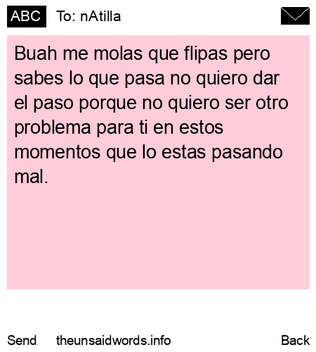 unsent message to nAtilla