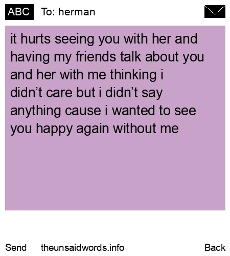 unsent message to herman
